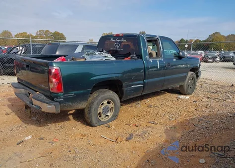 2003 Chevrolet Silverado 1500 Ls из США, поврежденный, VIN 1GCEK19T73E368735